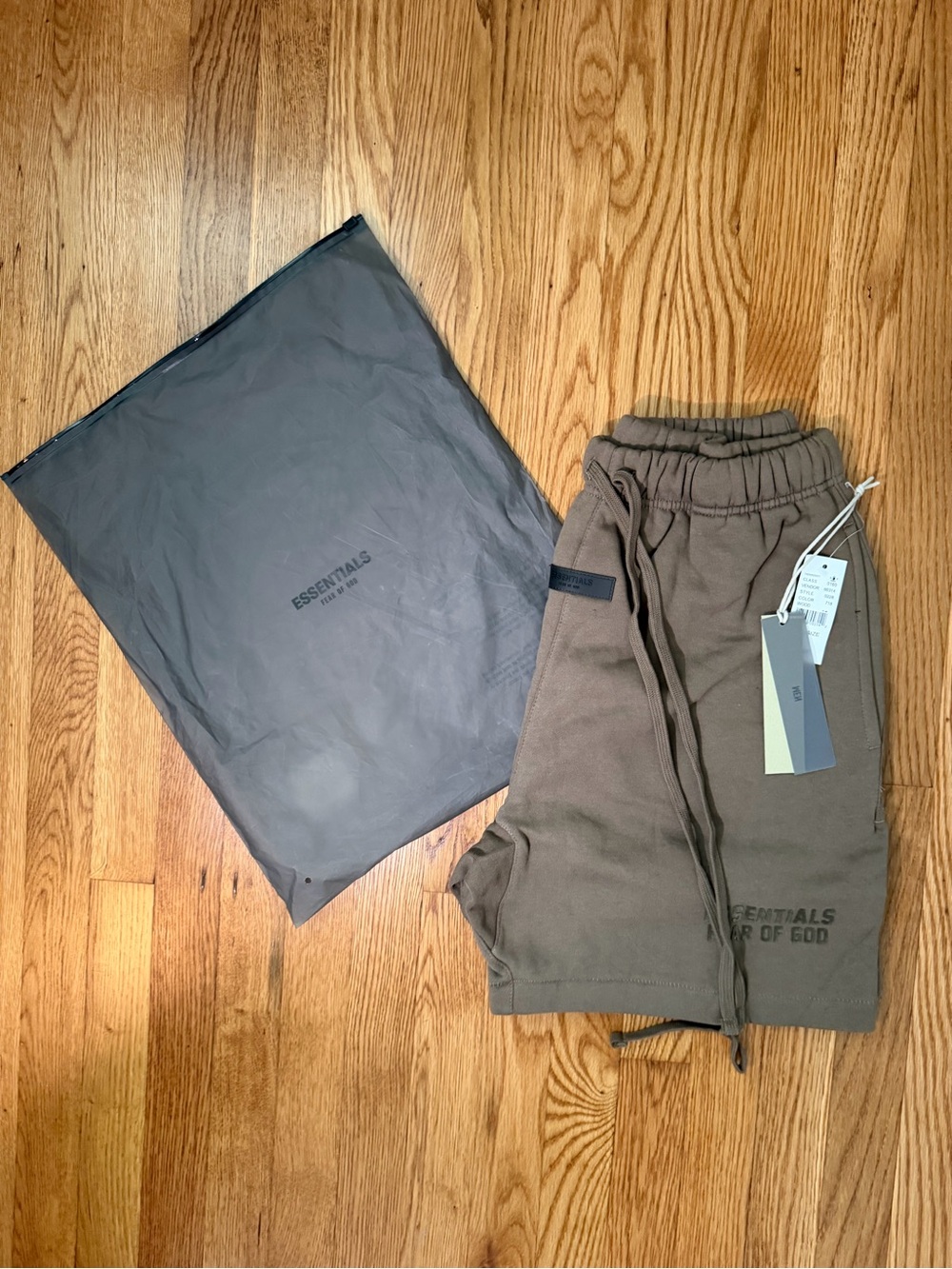 ESSENTIALS Men’s Shorts — Olive